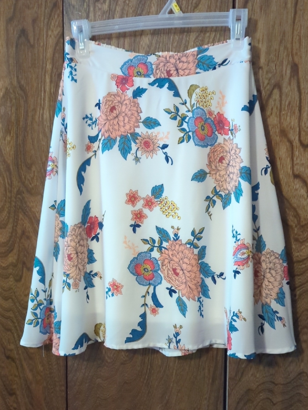 Philosophy Cream Skirt with Pink, Blue & Yellow Floral Print
